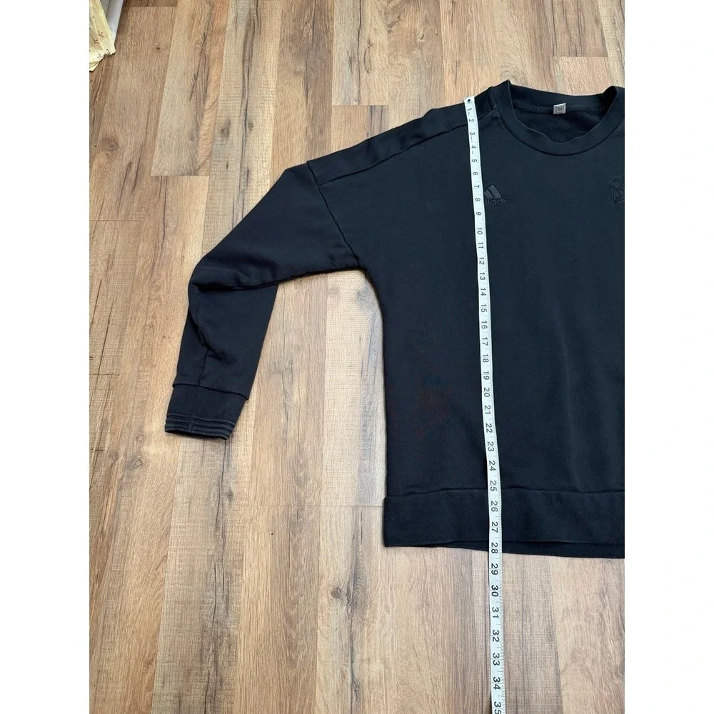 Adidas Houston Dynamo Black Crewneck Sweatshirt Pullover Size M‎ CE4025